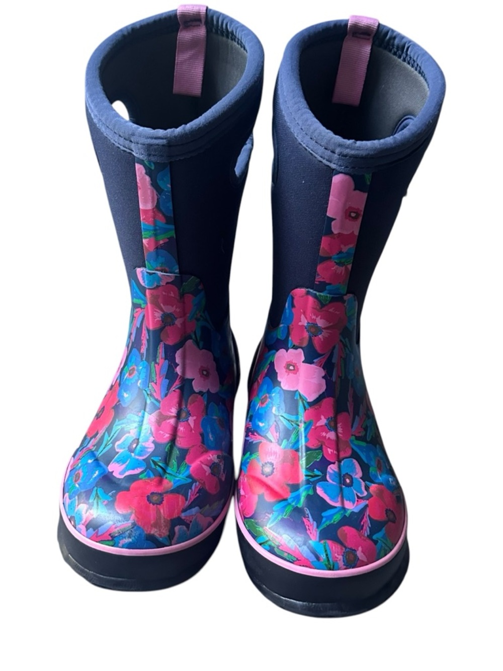 Bogs Classic Pansies Rainboots Youth Size 2‎